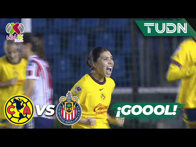 ¡GOLEADA! Kiana hace el cuarto  | América 4-0 Chivas  | Liga Mx Femenil AP2024-J9 | TUDN