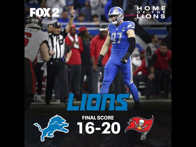 ⁣Lions v. Buccaneers: Offense struggles; Aiden Hutchinson dominates on defense