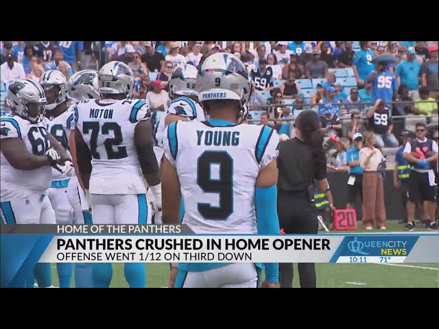 ⁣Panthers crushed in home opener against the LA Chargers