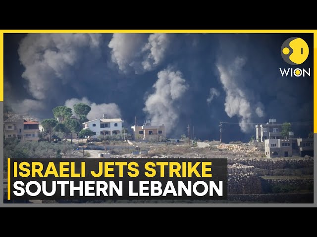 ⁣Israel vs Hezbollah Conflict: Israeli jets strike Hezbollah operatives in southern Lebanon | WION