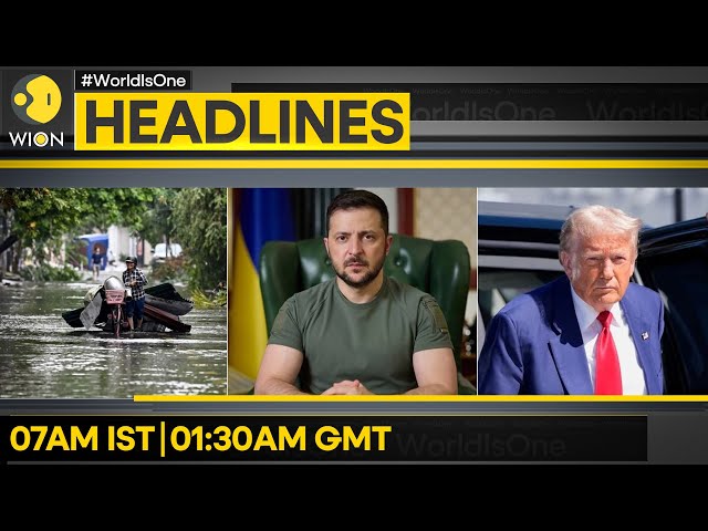 ⁣Assassination attempt on Trump |  Zelensky: Dozens injured in Kharkiv | Top Headlines | WION