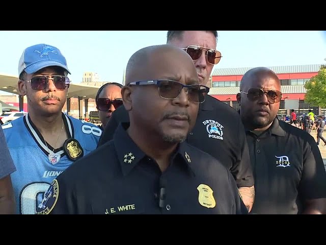 ⁣Chief White updates shooting at Eastern Market after Lions game