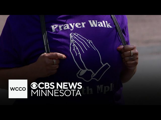 ⁣North Minneapolis prayer walk held to push back against gun violence, drug use