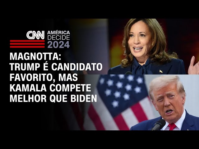 ⁣Magnotta: Trump é candidato favorito, mas Kamala compete melhor que Biden | WW Especial