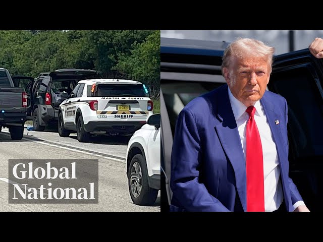 ⁣Global National: Sept. 15, 2024 | Suspect identified in Trump golf course shooting