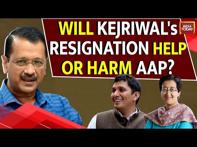 ⁣What Arvind Kejriwal's Surprise Resignation Announcement Means For AAP? | India Today News