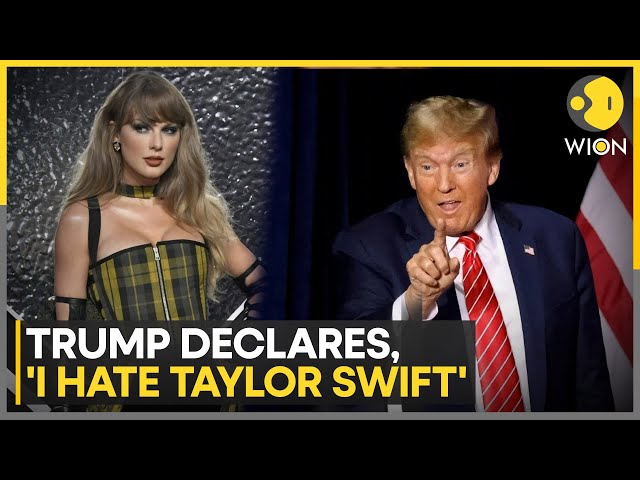 ⁣US Elections 2024: Donald Trump says 'I hate Taylor Swift' after she endorsed Kamala Harri