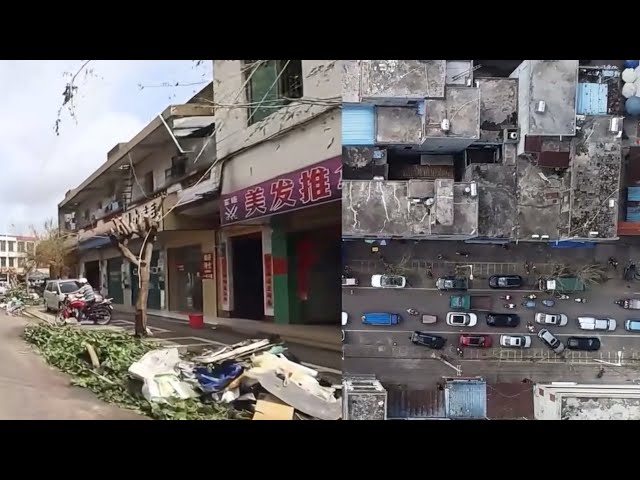 ⁣Hainan makes gradual recovery after Typhoon Yagi havoc