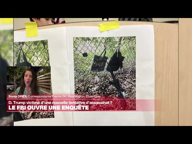 ⁣Trump victime d'une nouvelle tentative d'assassinat ? Notre correspondante fait le point