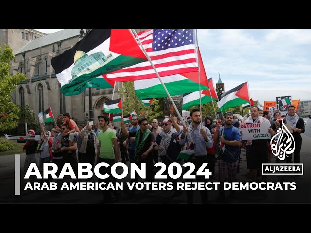 ⁣US Election 2024: Arab-Americans in Michigan angered by US support for Israel's war on Gaza