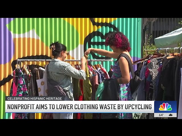 ⁣Nonprofit aims to lower clothing waste by upcycling