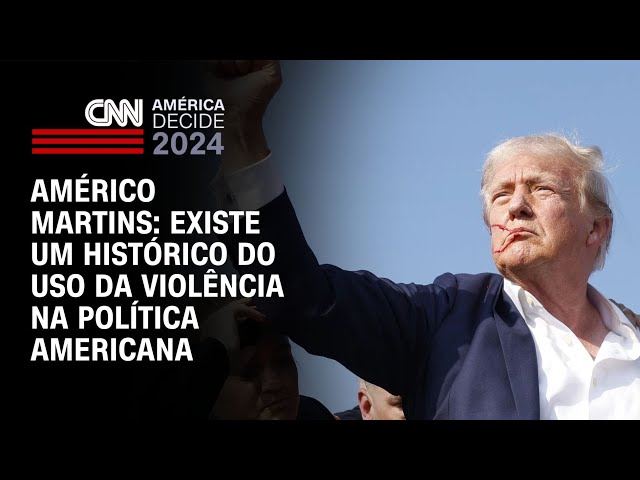 ⁣Américo Martins: Existe um histórico do uso da violência na política americana  | CNN NOVO DIA