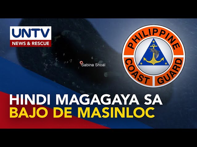 ⁣Escoda Shoal, hindi papayagang kontrolin ng China gaya ng Bajo de Masinloc noong 2012 – PCG