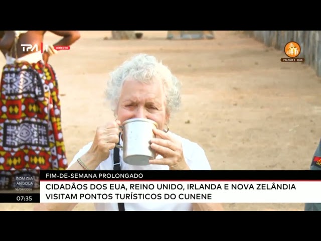 Fim-de-Semana prolongado: Cidadãos dos EUA, Reino Unido, Irlanda visitam pontos turísticos do Cunene