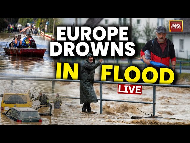 ⁣Europe Flood: LIVE Visuals of Poland, Romania, Austria,  Czech Republic, Hungary, Slovakia