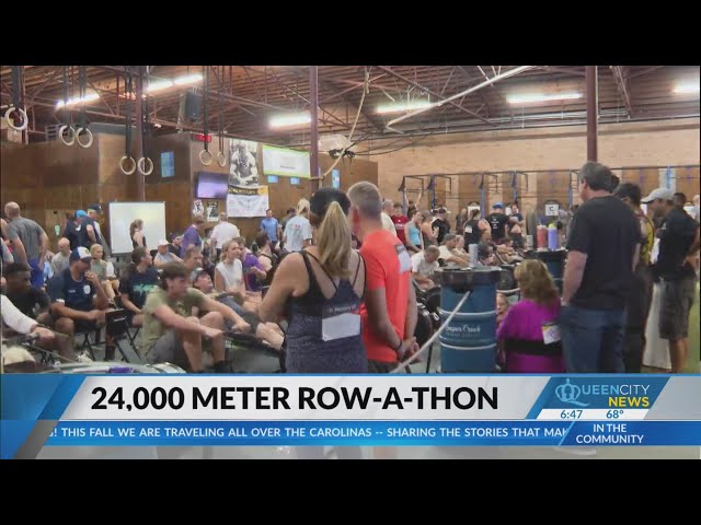 ⁣S CLT 24K-meter rowing fundraiser sees big turnout