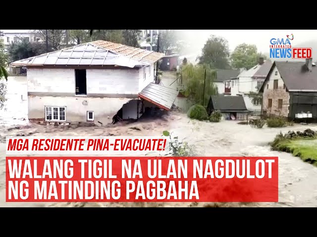 ⁣Walang tigil na ulan nagdulot ng matinding pagbaha | GMA Integrated Newsfeed