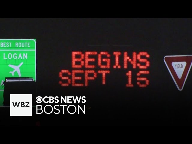 ⁣Lanes on ramps connecting Mass Pike, I-95 north officially shut down until 2027