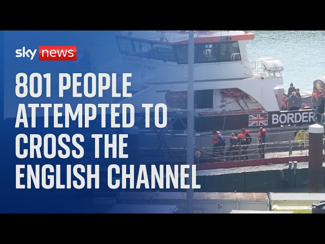 ⁣Eight migrants die while attempting to cross English channel