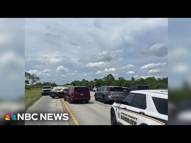 ⁣Florida sheriff describes chasing down suspect in Trump assassination attempt