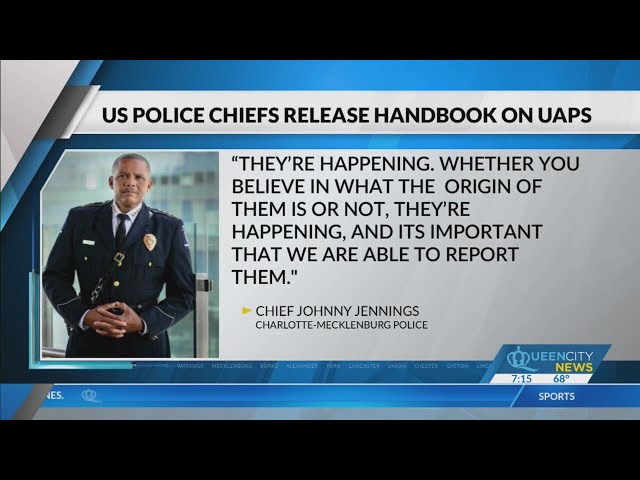 ⁣US police chiefs release handbook on UAPs