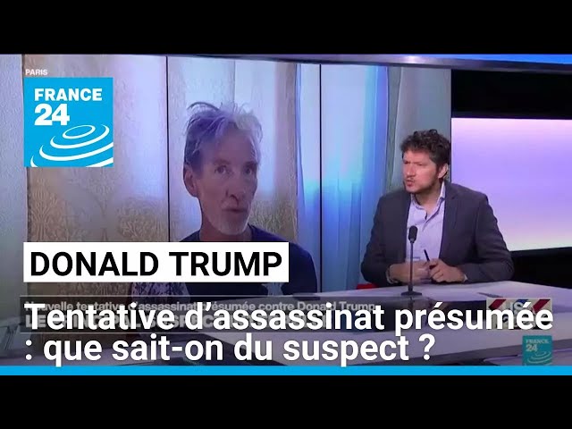 ⁣Tentative d’assassinat présumée visant Donald Trump : que sait-on du suspect interpellé ?