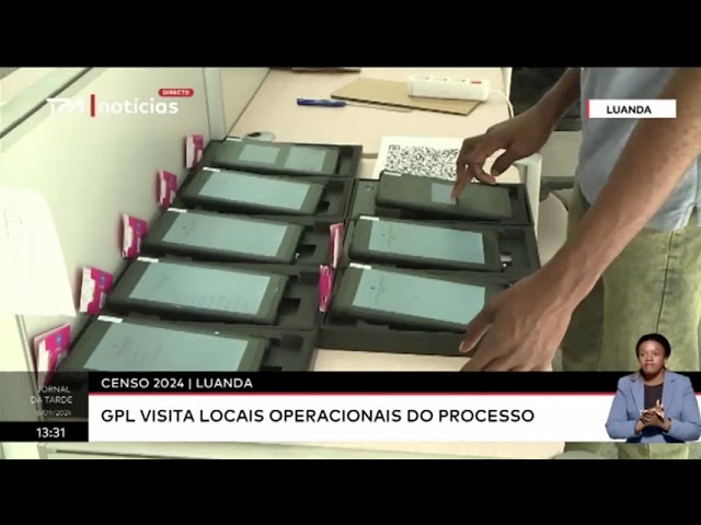 ⁣Censo 2024 Luanda: GPL visita locais operacionais do processo