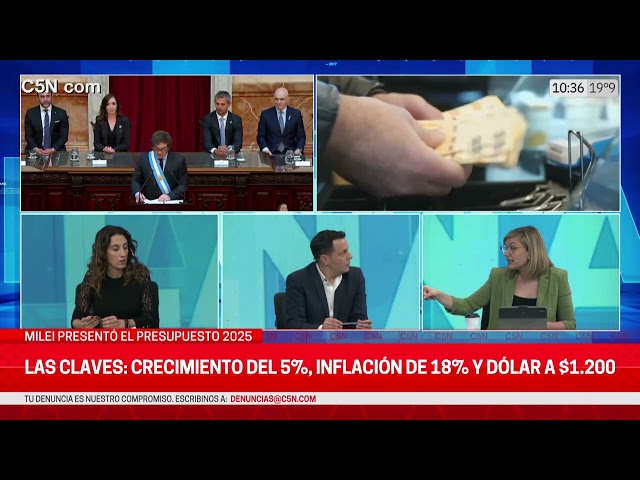 ⁣MILEI PRESENTÓ el PRESUPUESTO 2025: LAS CLAVES