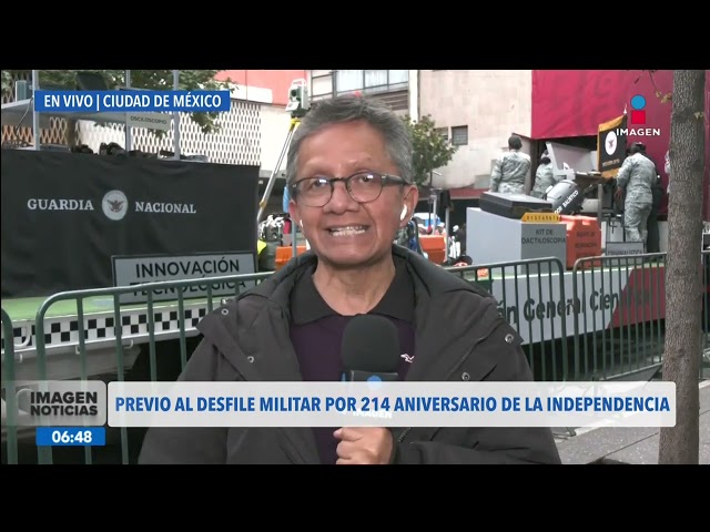 ⁣Elementos de las fuerzas armadas están listos para el inicio del Desfile Militar 2024 | Paco Zea