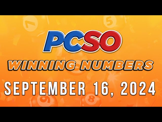 ⁣P29M Jackpot Grand Lotto 6/55, 2D, 3D, 4D, and Mega Lotto 6/45 | September 16, 2024