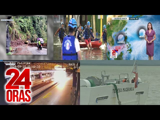 ⁣24 Oras: (Part 1) Inaasahang pag-landfall ng Bagyong Gener at update sa isa pang bagyo sa..., atbp.