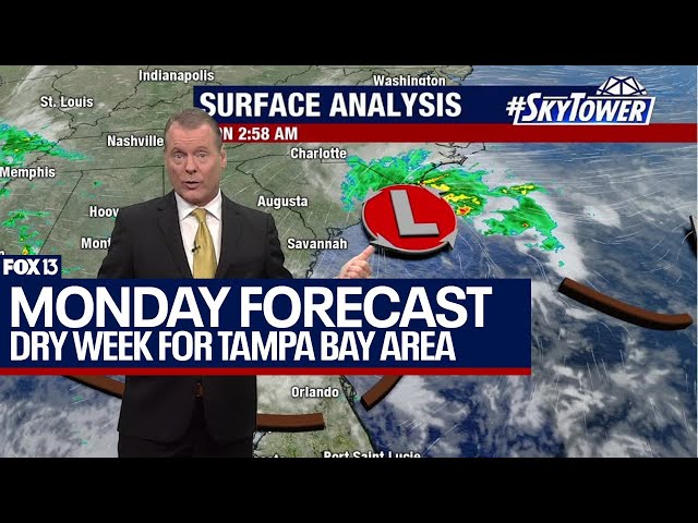 ⁣Tampa weather | dry week in store for Bay Area