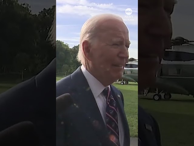 ⁣Biden says Secret Service 'needs more help' after 2nd attempted assassination on Trump