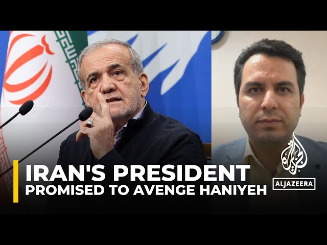 ⁣Iranian president's first news conference: Pezeshkian vows retribution for Ismail Haniyeh