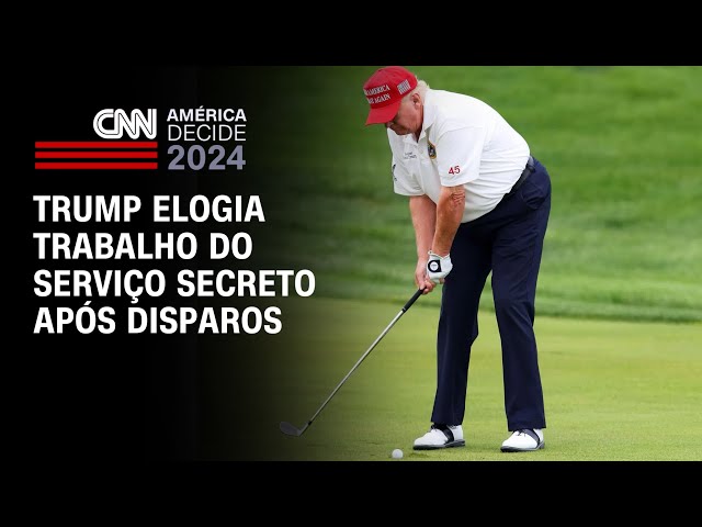 ⁣Trump elogia trabalho do serviço secreto após disparos | BASTIDORES CNN