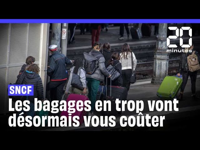 ⁣SNCF : Les bagages en trop vont désormais vous coûter cher