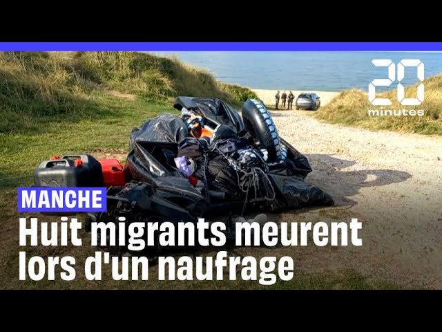 ⁣Manche : Huit migrants meurent lors d'un naufrage