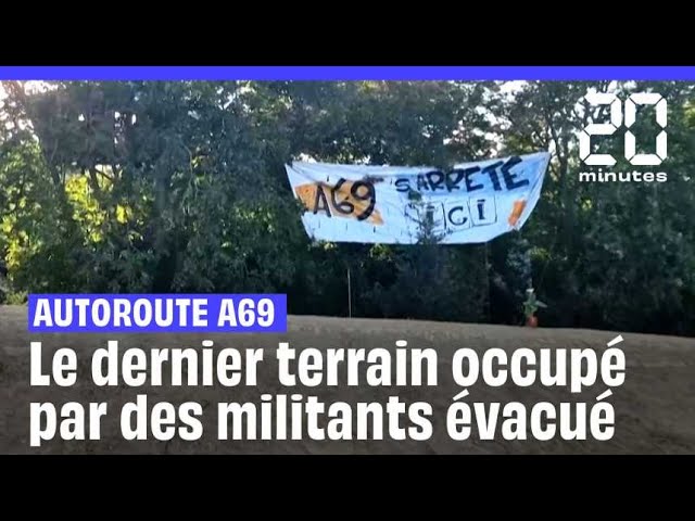 ⁣Autoroute A69 : Plusieurs dizaines de gendarmes évacuent la dernière ZAD encore occupée