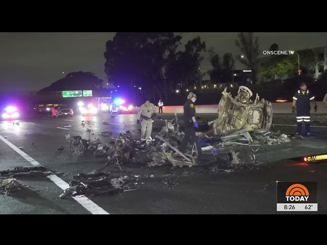 ⁣Wrong-way driver killed in Newport Beach crash