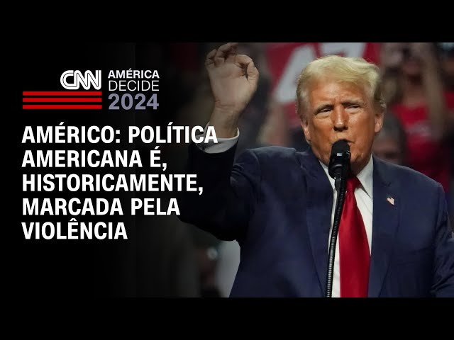 ⁣Américo: Política americana é, historicamente, marcada pela violência | BASTIDORES CNN