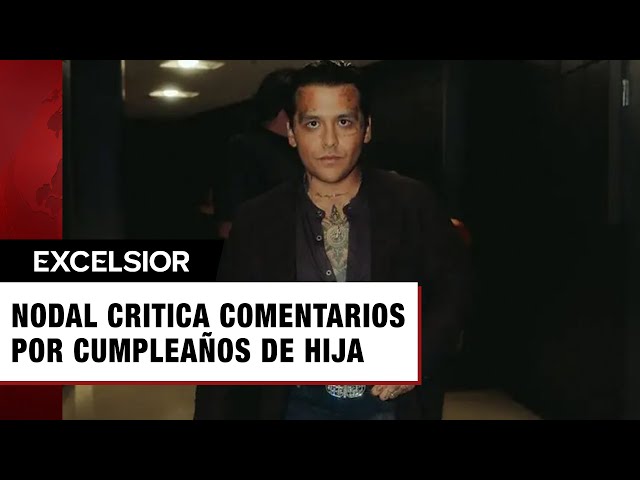 Christian Nodal responde a críticas por no felicitar a su hija en su cumpleaños