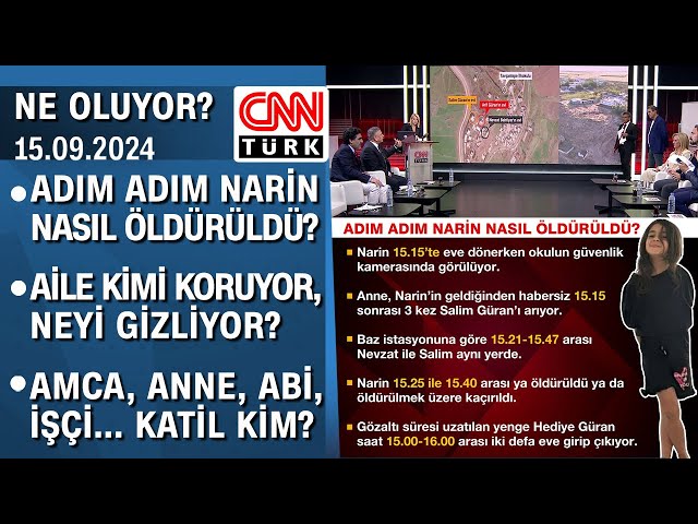 Adım adım Narin nasıl öldürüldü? Amca, anne, abi, işçi... Katil kim? - Ne Oluyor? 15.09.2024 Pazar