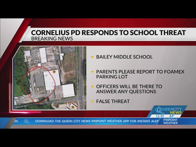 ⁣No devices found after middle school pipe bomb threat