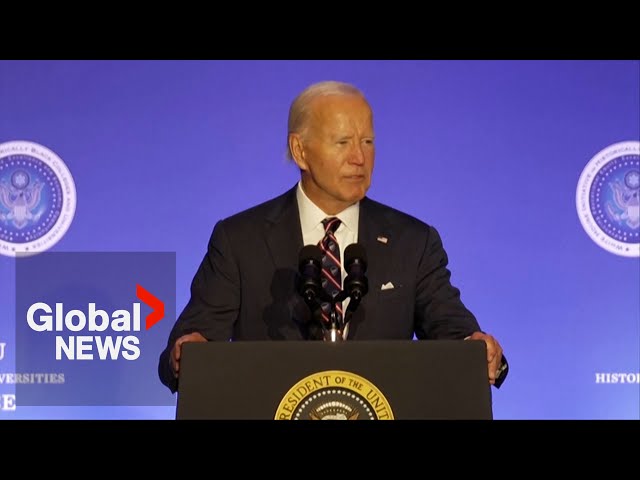 ⁣Biden says "no place for political violence in America" after foiled assassination attempt