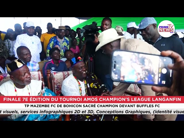 ⁣Finale du tournoi départemental Amos Champion's League Langanfin: TP Mazembe sacré devant Buffl