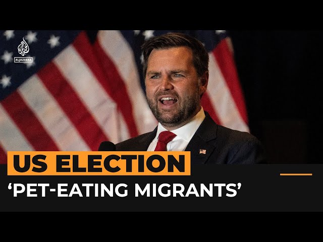 ⁣JD Vance doubles down on claims of migrants eating Americans’ pets | Al Jazeera Newsfeed