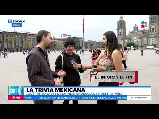 ⁣¿Qué tanto conocen los mexicanos sobre la Independencia? | Noticias con Crystal Mendivil