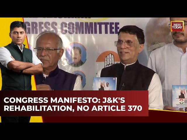 ⁣India First: Congress Party's Manifesto for J&K, Skips Article 370