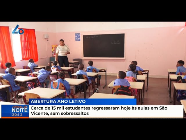 ⁣Cerca de 15 mil estudantes regressam hoje às aulas em São Vicente, sem sobressaltos