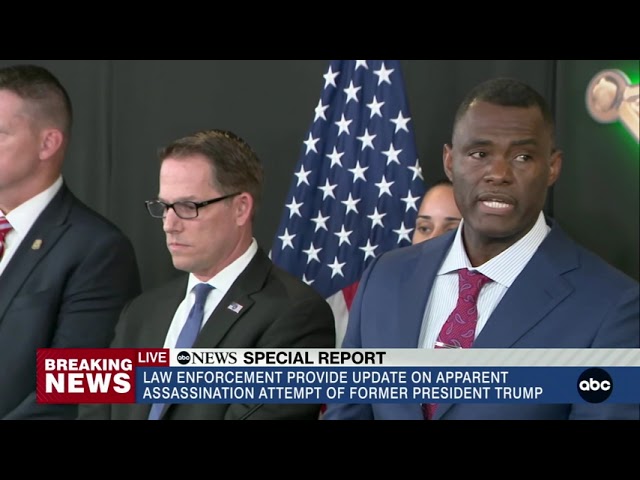 ⁣Officials describe apprehension of suspect in apparent assassination attempt on Trump